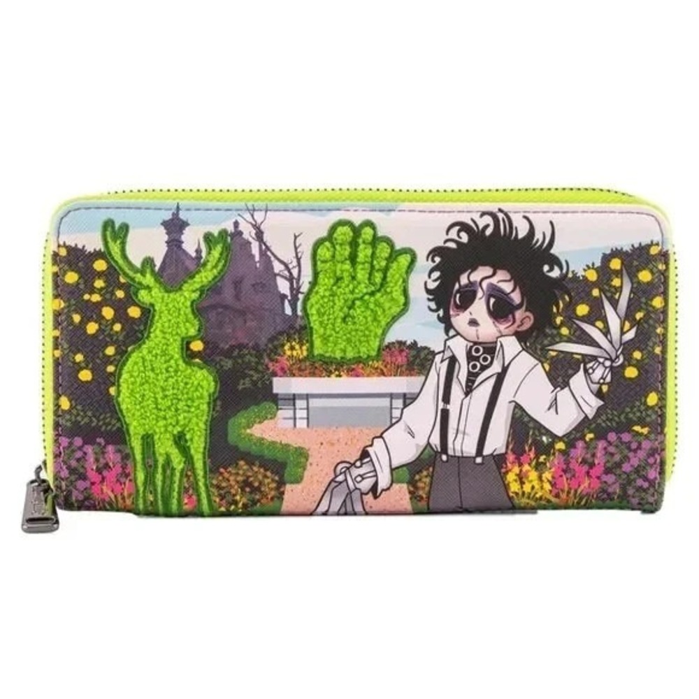 Loungefly Edward Scissorhands‎ Topiaries Zip Around Wallet